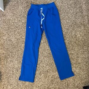 Figs Blue Drawstring Scrub Pants